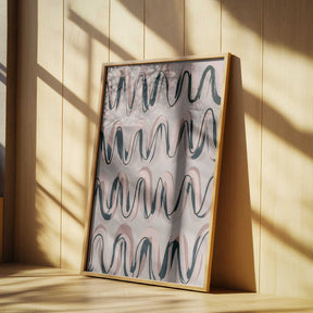 Rhythmic Waves Poster