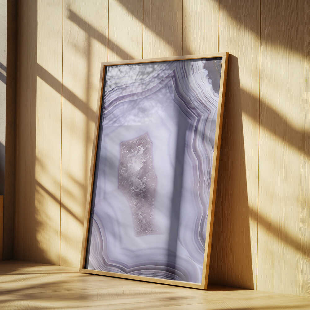 Purple Agate Poster
