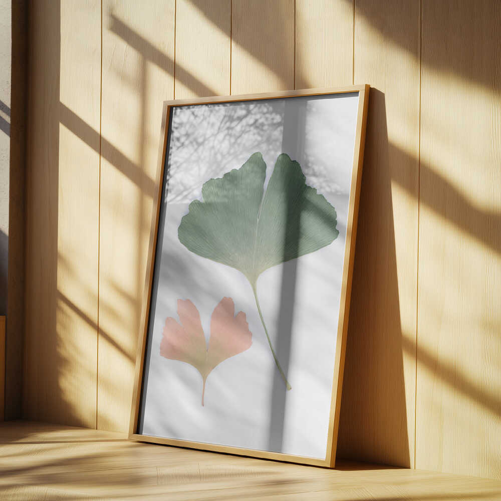 Pastel Ginkgo Poster