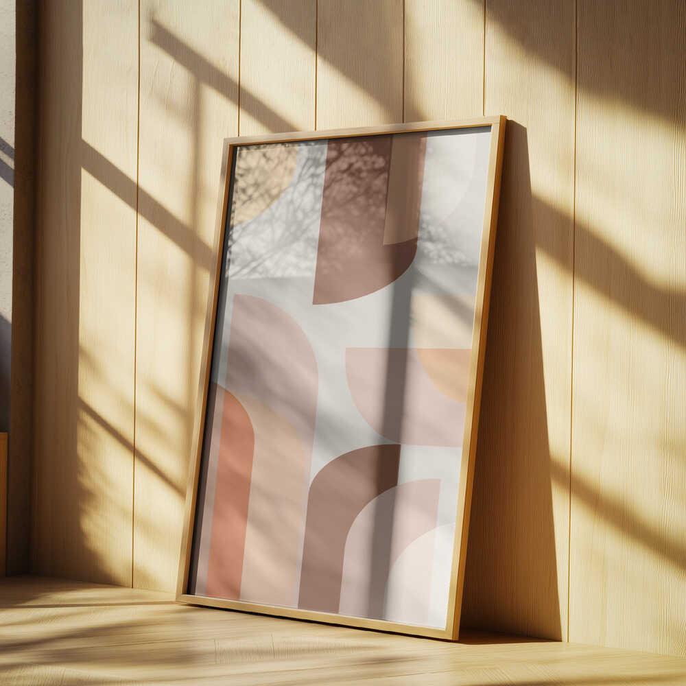 Retro Geometric Poster