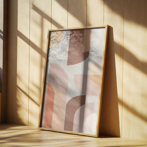 Retro Geometric Poster