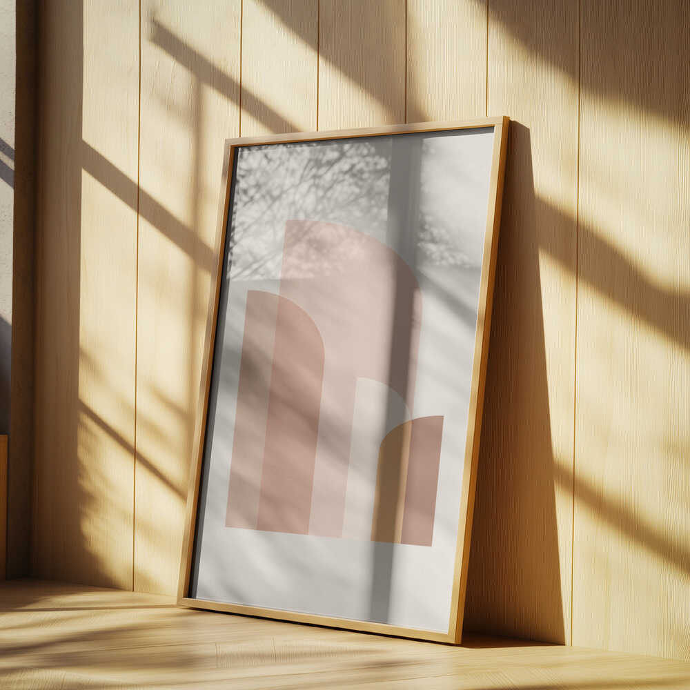 Retro Geometric IV Poster