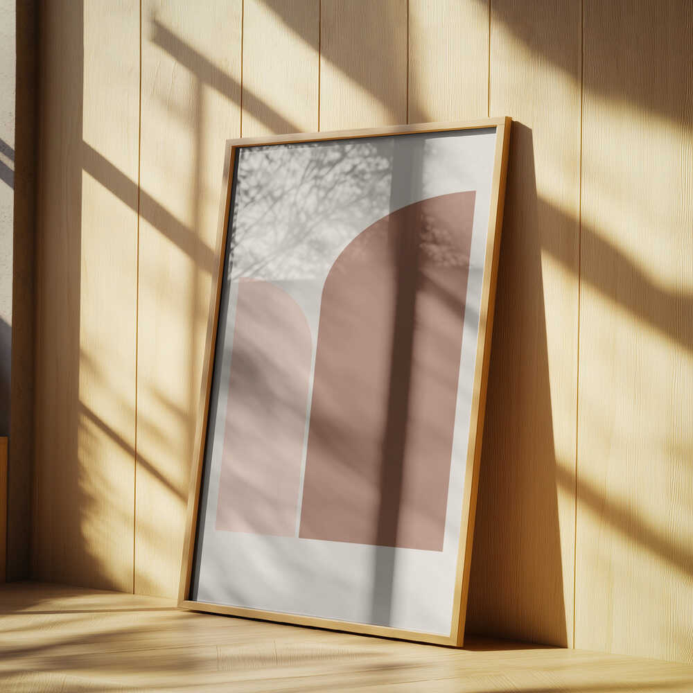 Retro Geometric Poster