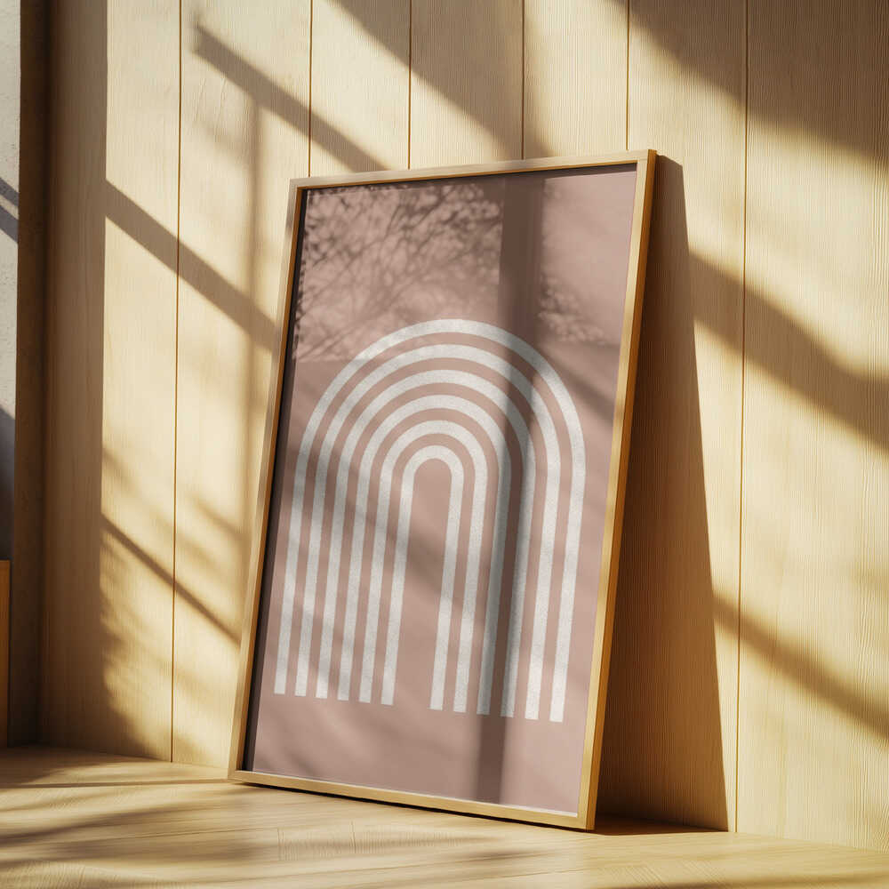 Rainbow lines Poster