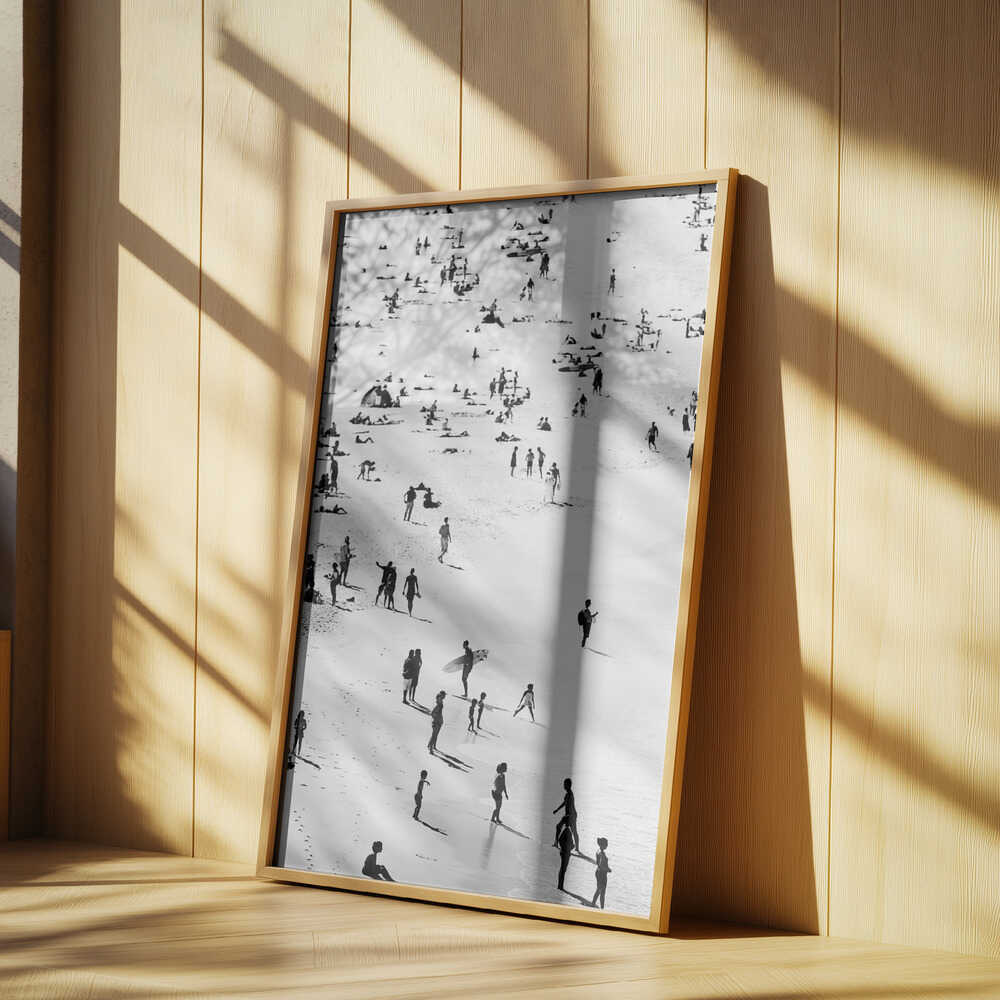 Beach Silhouettes Poster