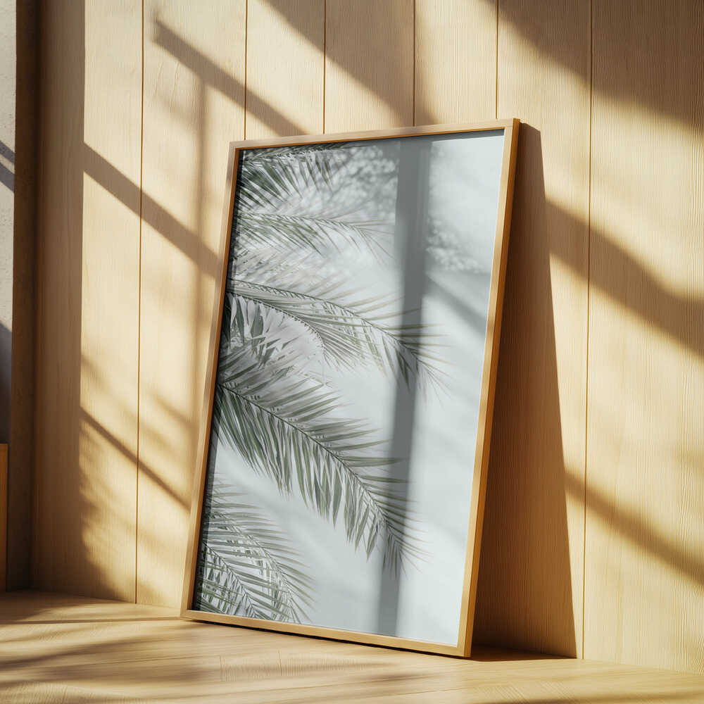 Blue Palms Poster