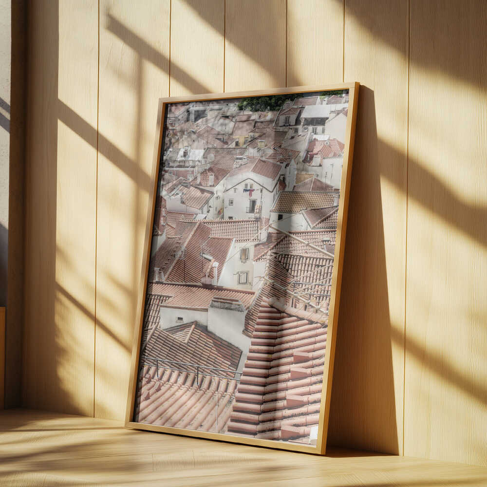 Red Tiled Rooftops Poster