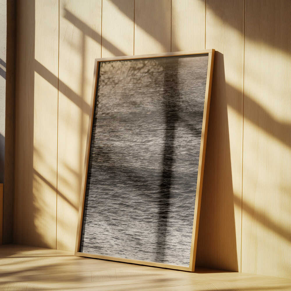 Golden Tide Ripples Poster