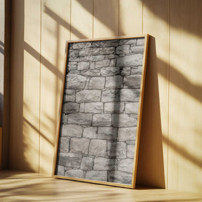 Serene Stonework Poster