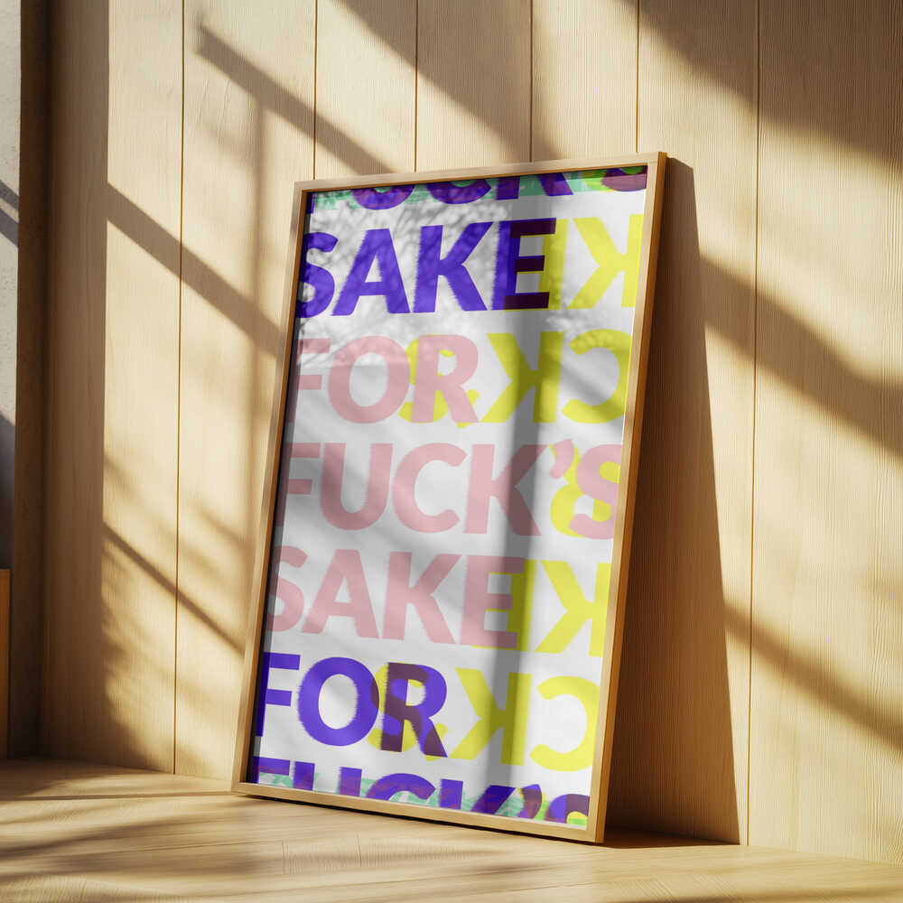 Vivid Repetition Poster