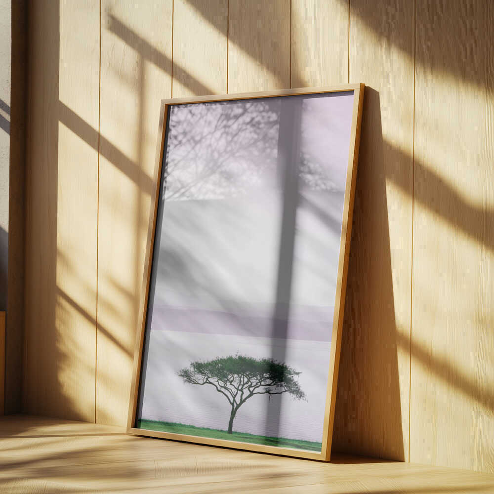 Tree By A Tranquil Lake Poster