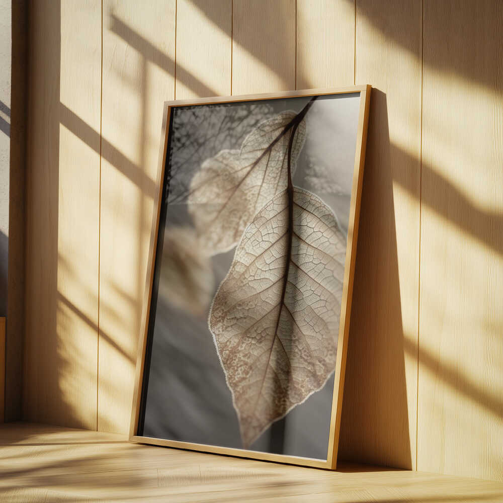 Ethereal Leaves Poster
