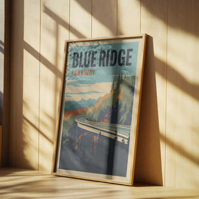 Blue Ridge Parkway Travel Print Poster