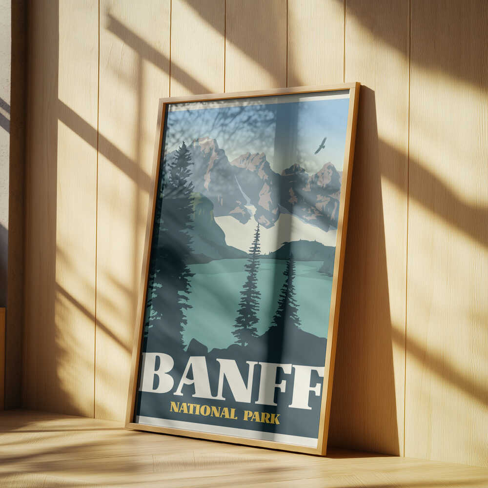 Banff National Park Travel Print Poster