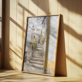 Obidos Stairs Poster