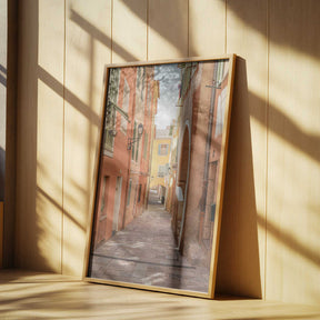 Streets of Menton Poster
