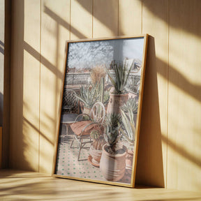 Rooftop in Marrakech Poster