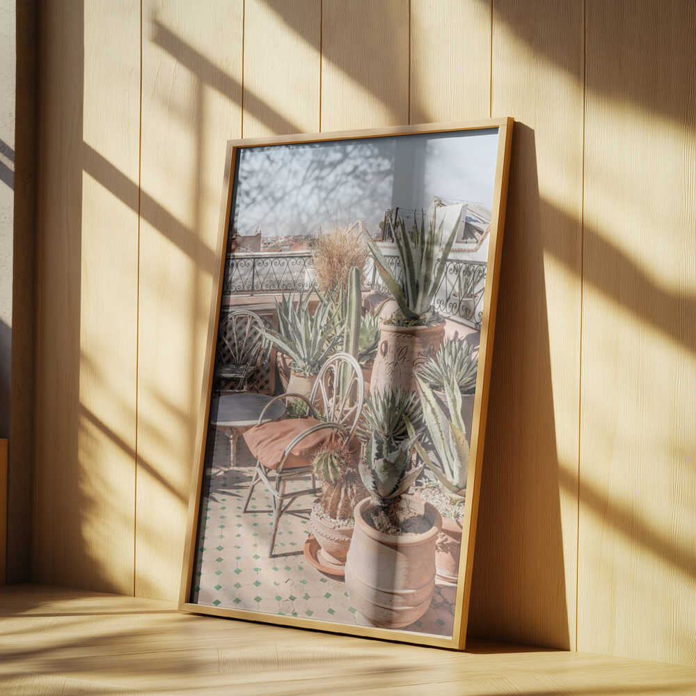 Rooftop in Marrakech Poster