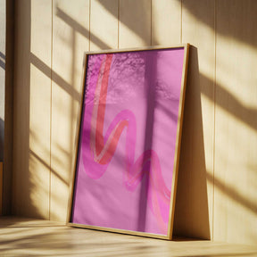Neon Waves Poster