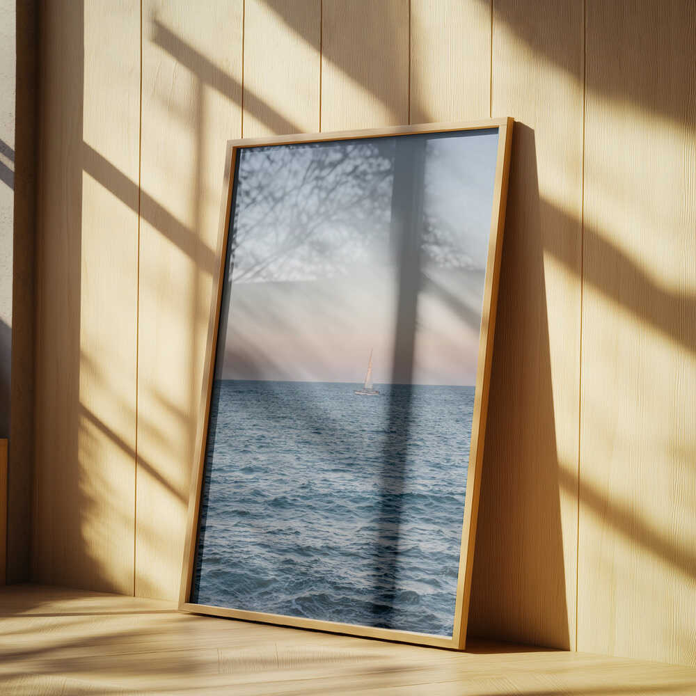 Amalfi Sunset Coast Sailing | Italy Travel Photography Poster