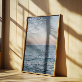 Amalfi Sunset Coast Sailing | Italy Travel Photography Poster