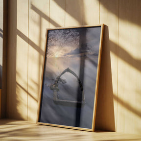 The abandoned boat Poster