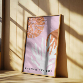 Rivierapinkorange Ratioiso Poster