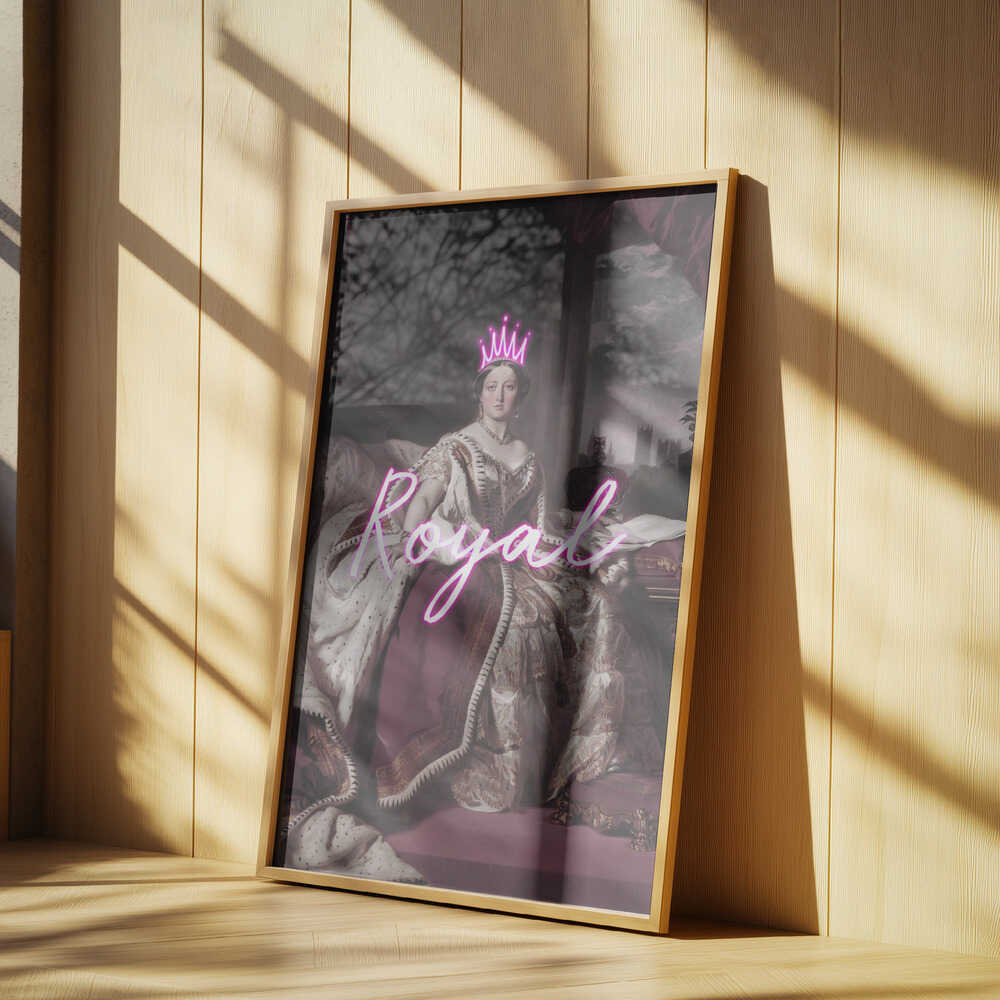Queenvictoriaroyalneon Ratioiso Poster