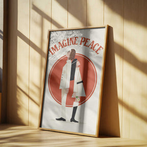 Imagine Peace Minimalist Poster