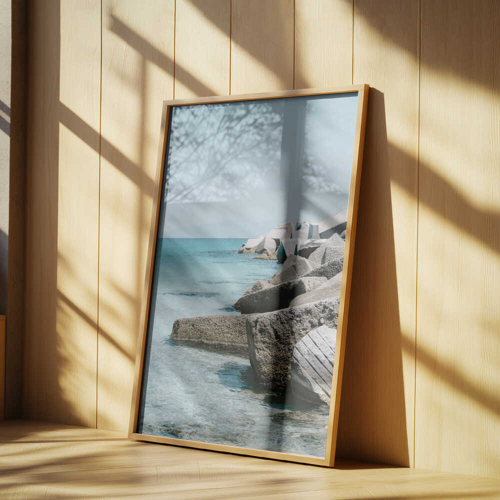 Rocks at the Coast Poster