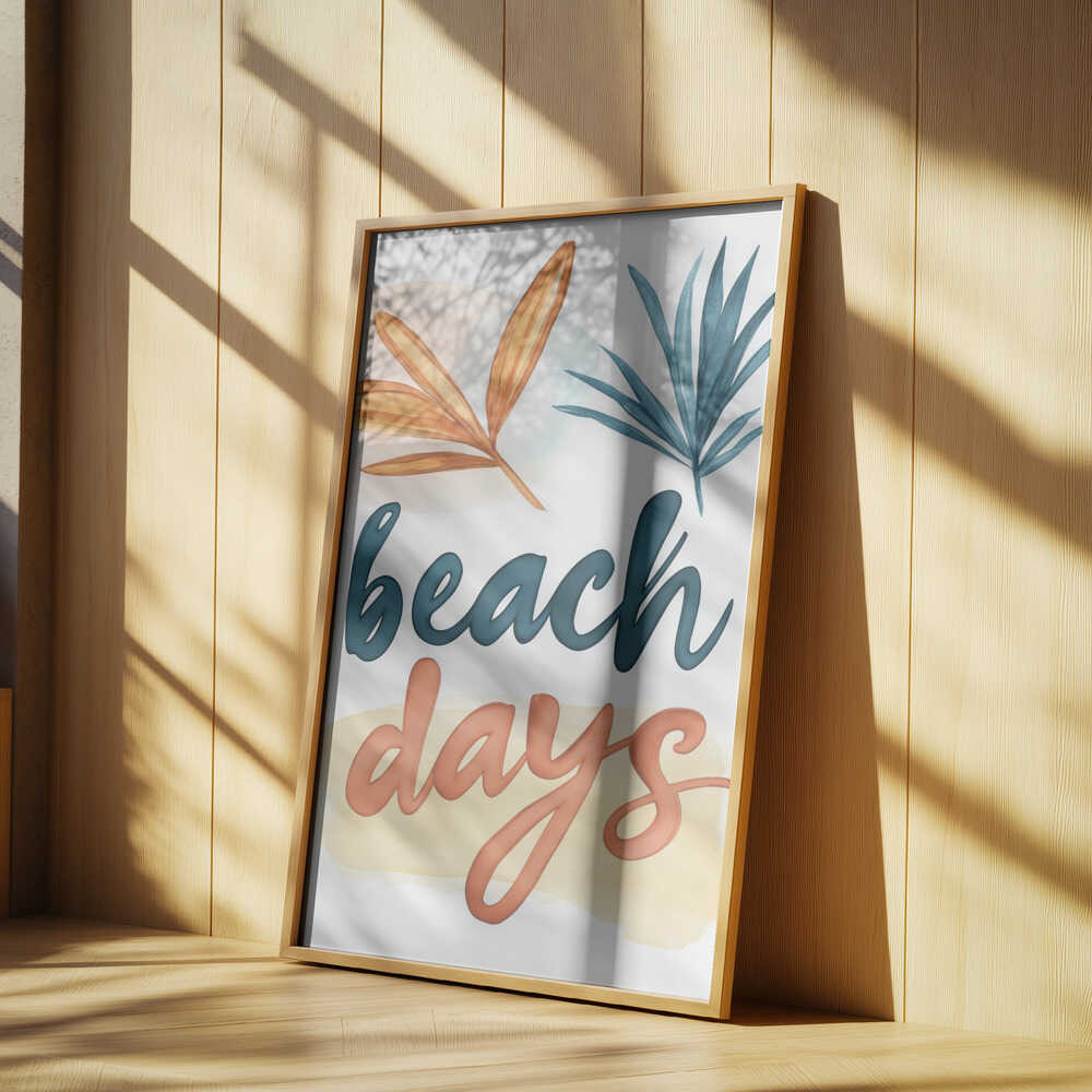 Sandy Serenity Poster