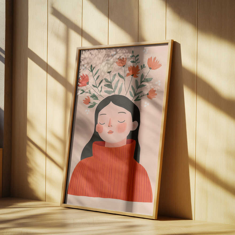 Floral Serenity Poster
