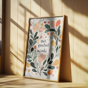 Floral Embrace Poster