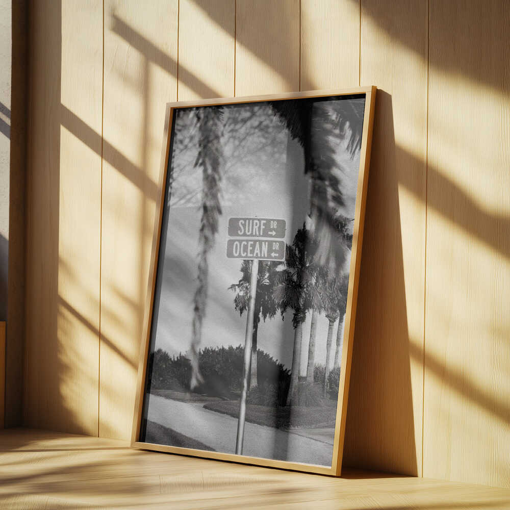 Surf Drive + Ocean Drive Poster