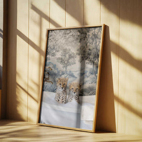 Cheetah Bath Time Duo Poster