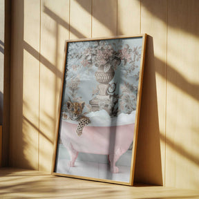 Leopard’s Pink Bubble Bath Poster