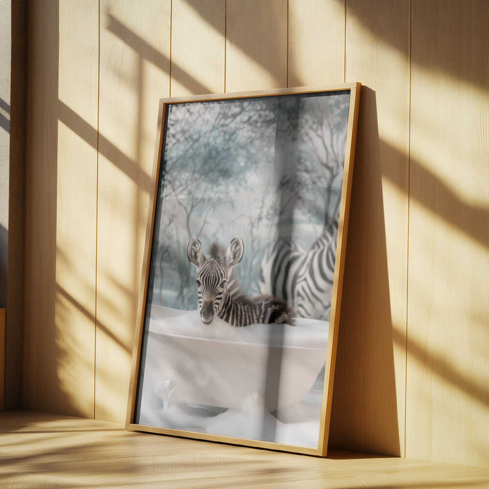 Striped Bubble Joy Poster