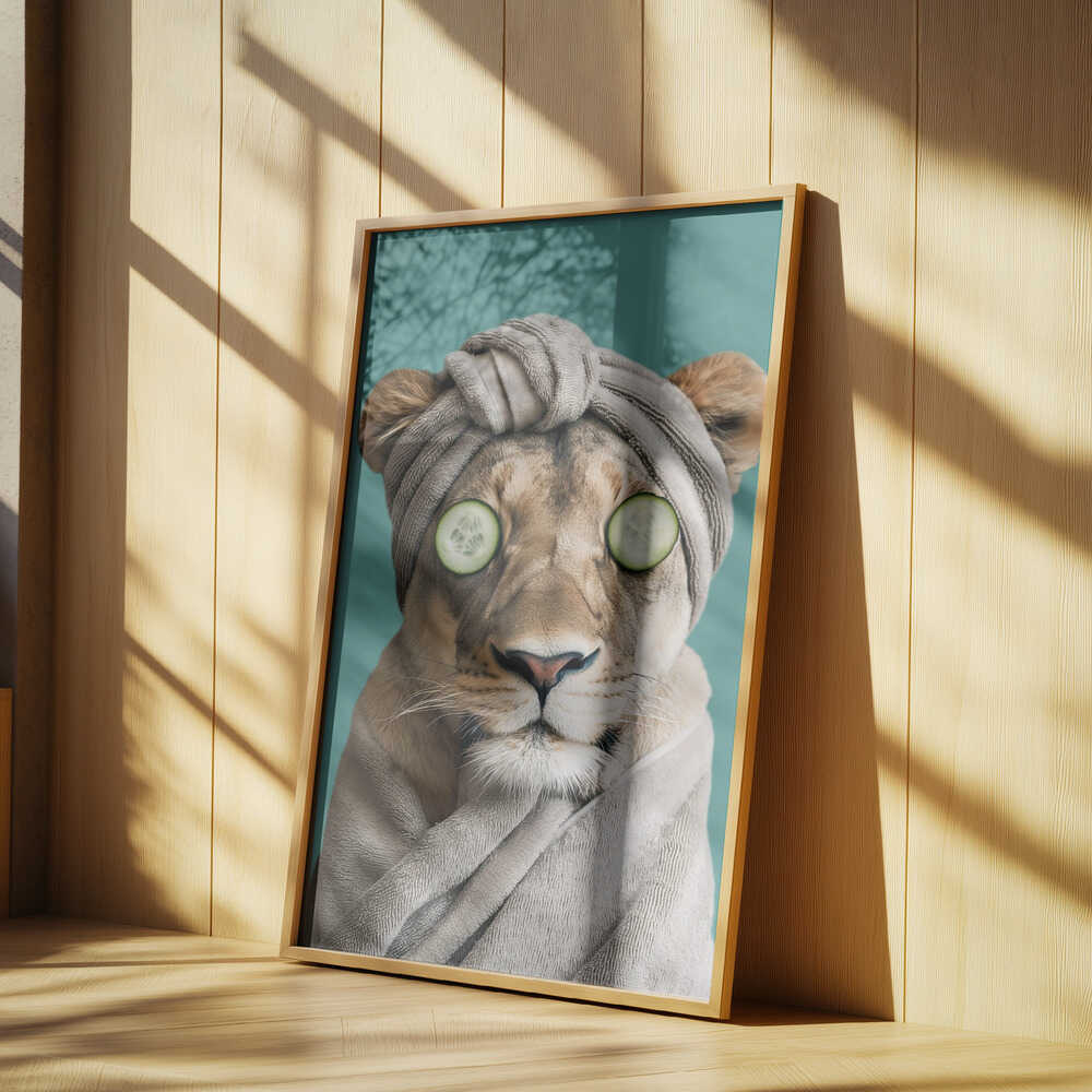 Luxury Lioness Poster