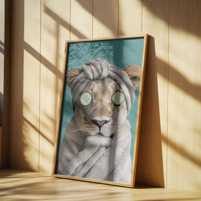 Luxury Lioness Poster