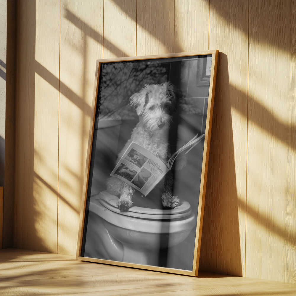 Good Boy   Toilet Art Poster
