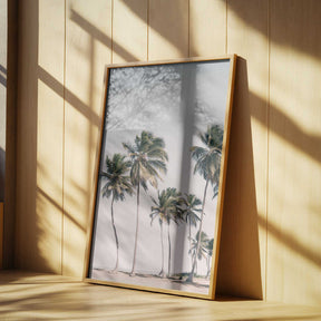 Blush Tropical Trees Poster