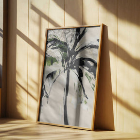 Abstract Palm Tree Poster