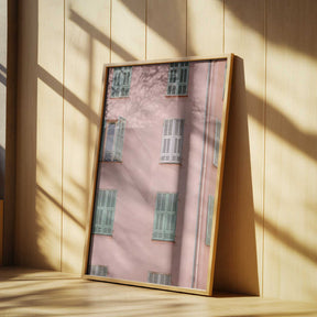Pink Building Poster