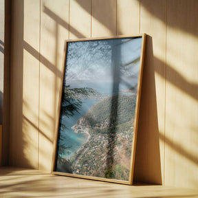 Green Hills And Turquoise Waters Poster