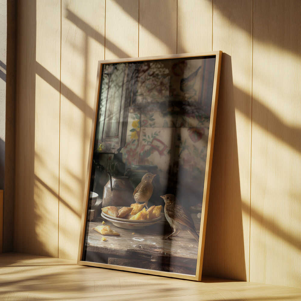 Golden Crumb Delight Poster