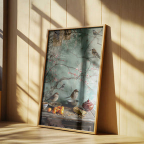 Blossoms and Birds Poster