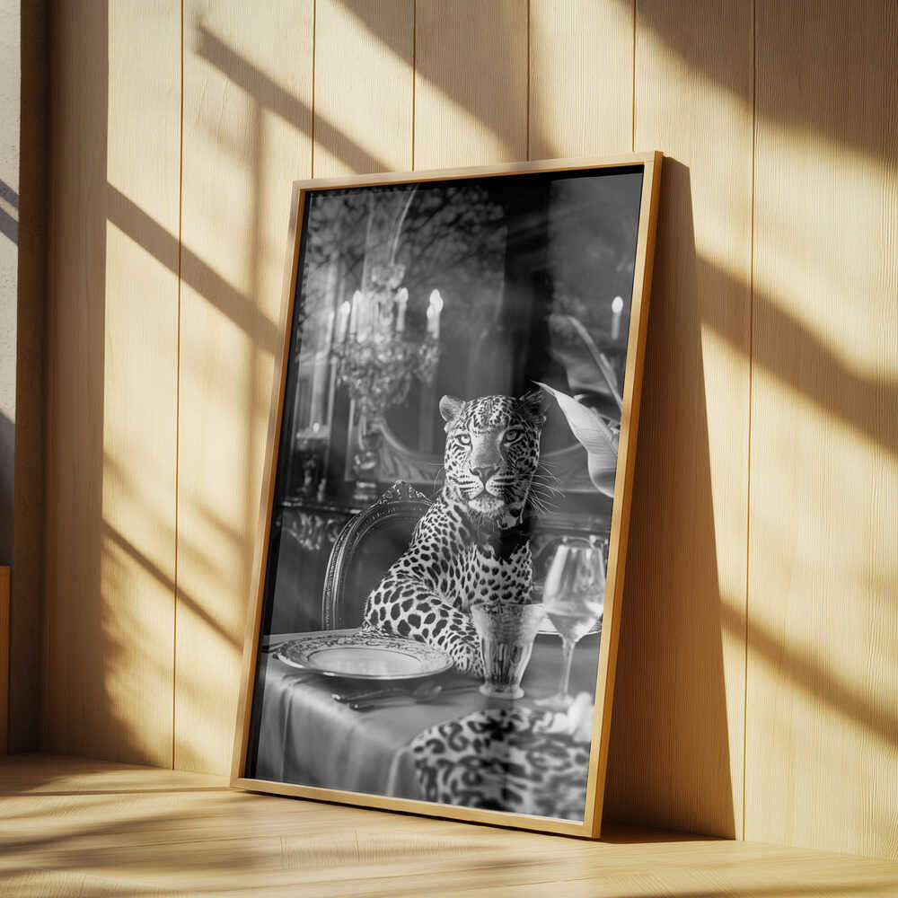 Leopard’s Luxurious Feast Poster