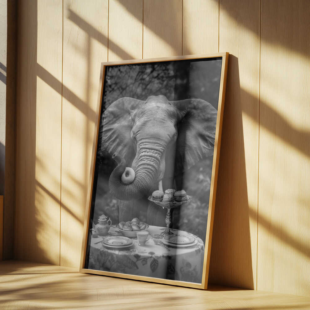 Elephant’s Doughnut Delight Poster