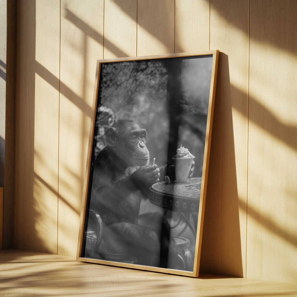 Chimp’s Ice Cream Break Poster