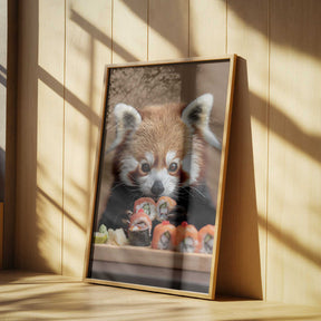Red Panda Sushi Adventure Poster